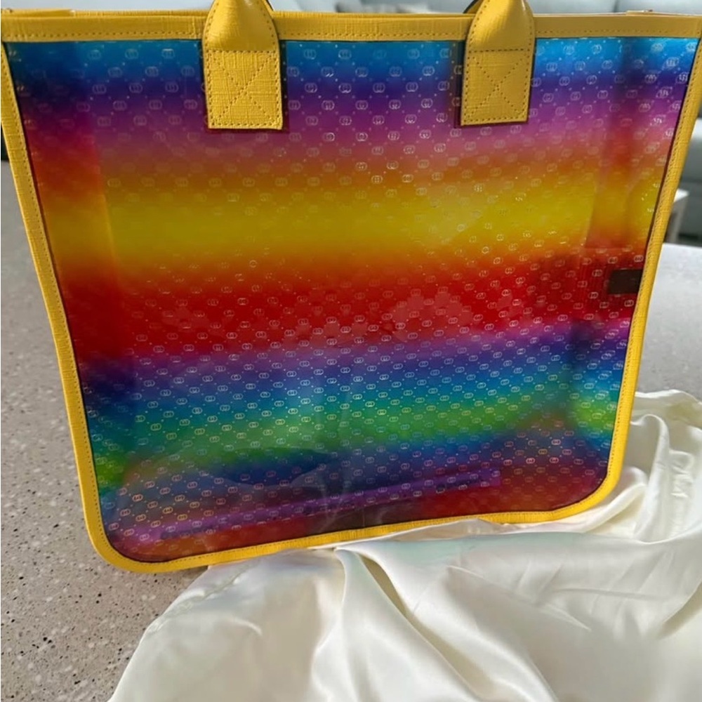 Gucci Rainbow Gradient Tote Bag